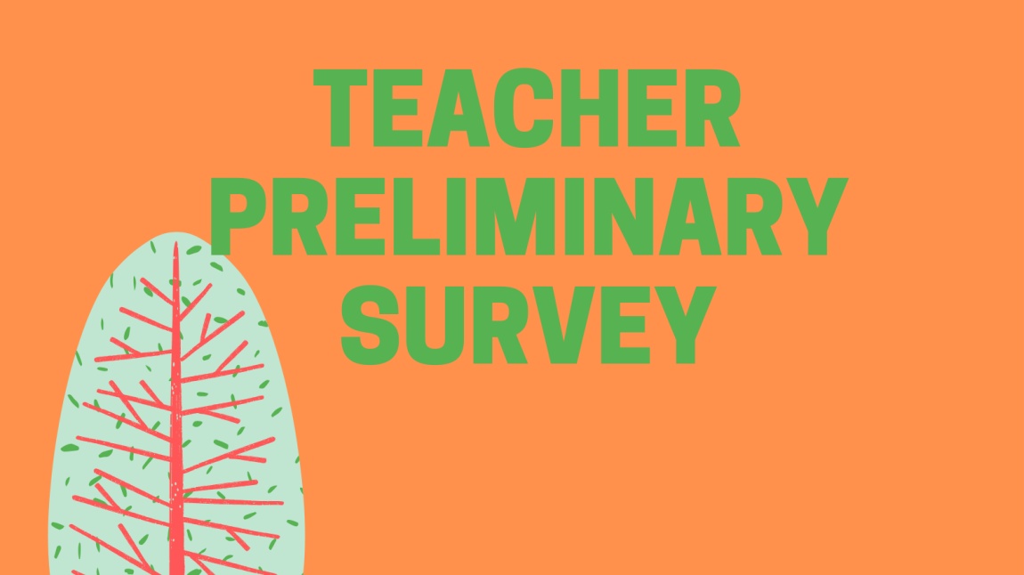 RECYCLING OF WASTE  TEACHER PRELIMINARY SURVEY